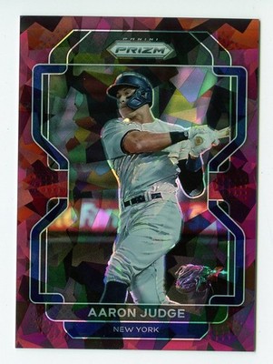 H868 AARON JUDGE 2022 PRIZM PURPLE ICE REFRACTOR 7/25 #239 YANKEES RARE SP