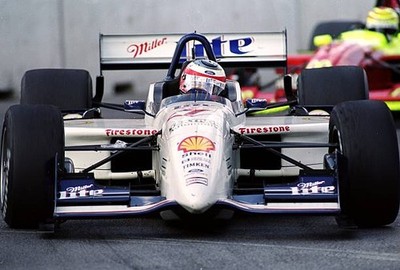 Max Papis of Italy who drives a Ford Reynard 99I for Team Rahal sp- Old Photo