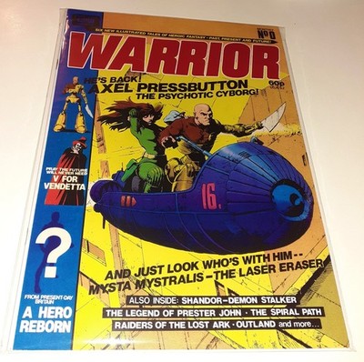 WARRIOR no.0 UK 1982 / 2018 rare dummy Dez Skinn Miracleman Big Ben Night-Raven