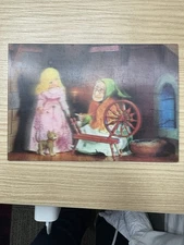 Sleeping Beauty Charles Perrault Lenticular Cover 1966 Golden Press