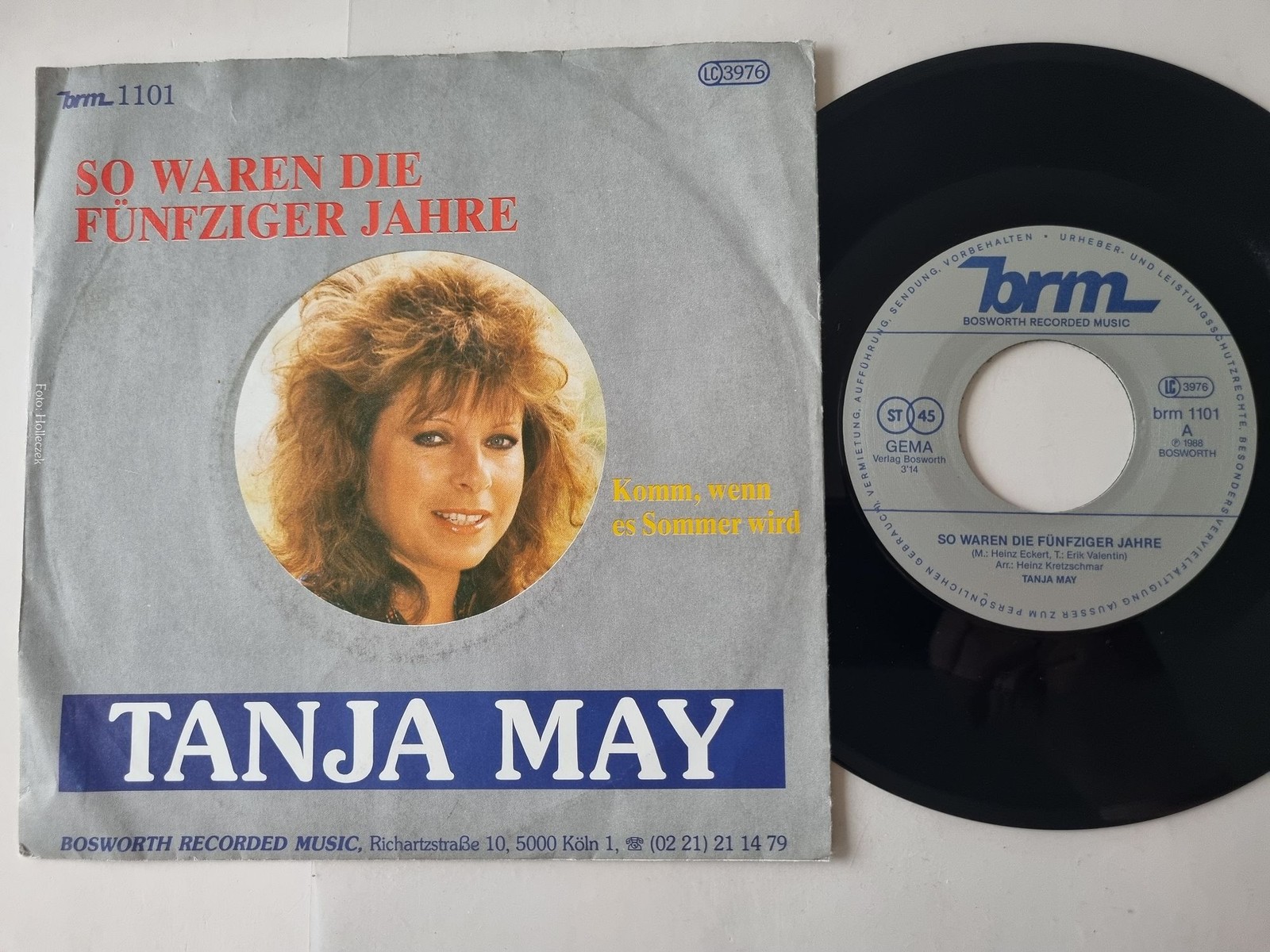 Tanja May - So waren die Fünfziger Jahre 7'' Vinyl Germany