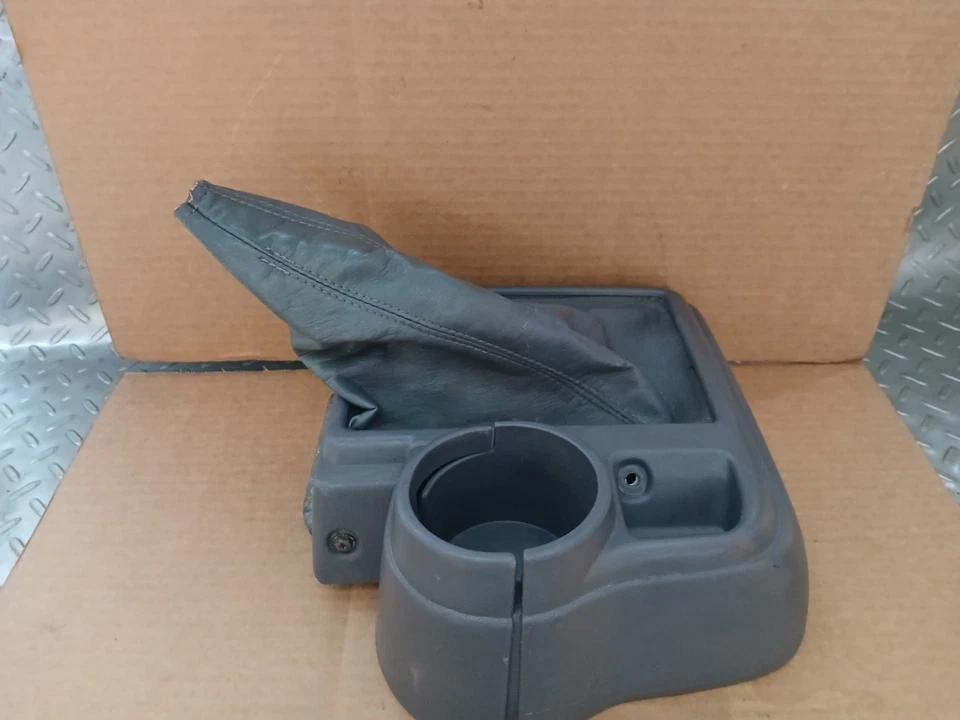 1996-2002 TOYOTA TACOMA CENTER FLOOR CONSOLE SHIFTER BEZEL & CUP HOLDER (GRAY) - Image 2 of 4