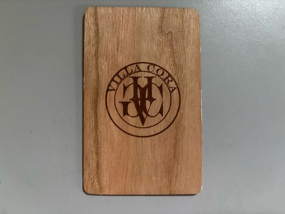 Villa Cora Florence Room KEY CARD Hotel Key Card