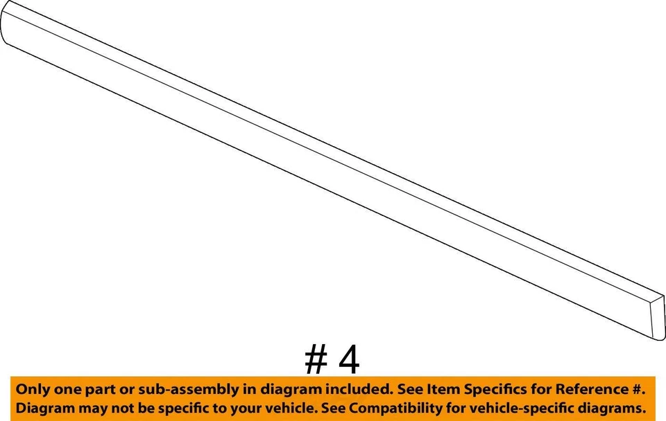 SE ADAPTA A CHEVROLET CAVALIER 1995-2002 MOLDURA ASM FRT S/D CTR RH 88892960 - NUEVO OEM Foto 3 de 3