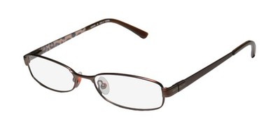 NEW KAREN MILLEN KM0080 GLASSES METAL BROWN 3 52-16-135 FULL-RIM OVAL WOMENS
