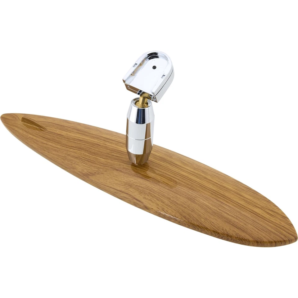 Speedway Motors Woodgrain Surfboard Interior Mirror, 11" Long x 2-1/2" Tall - Image 3 of 4