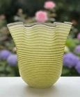 Kosta Boda "Carmen" Art Glass Vase Ulrica Hydman-Vallien - Rare 10"x10" Signed