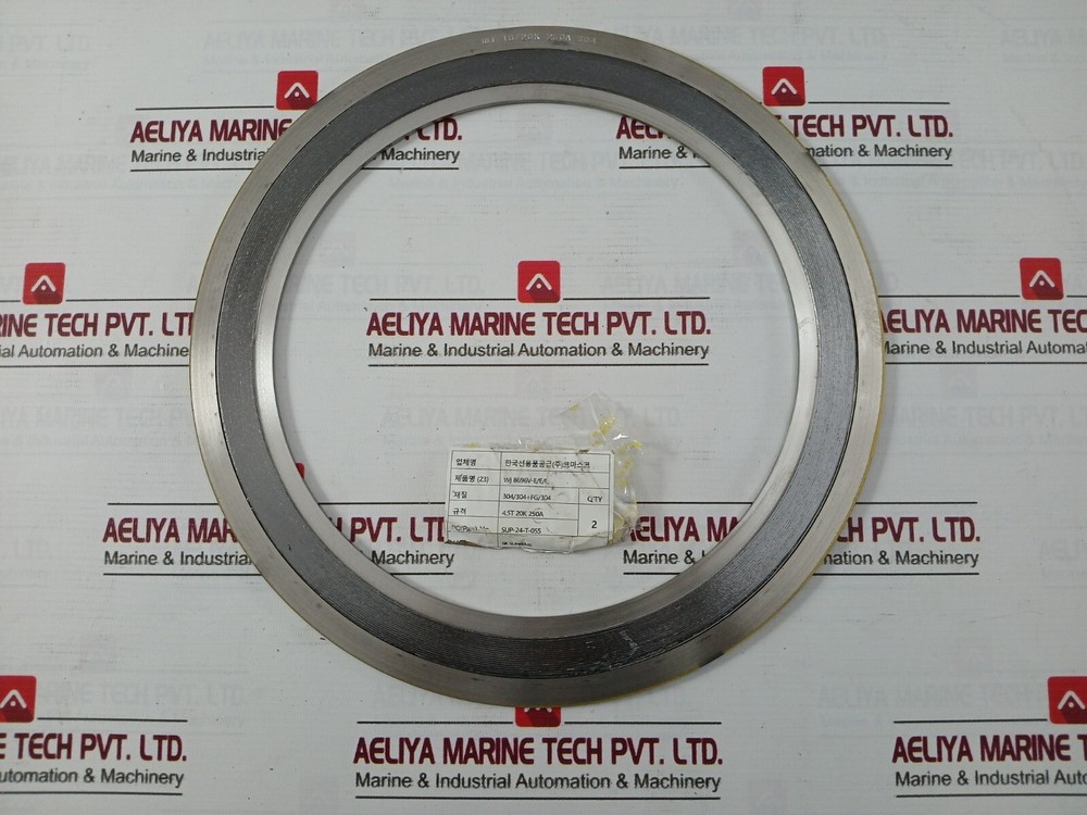 WJ 304/304/FG/304 Spiral Wound Gaskets 16/20K 250A