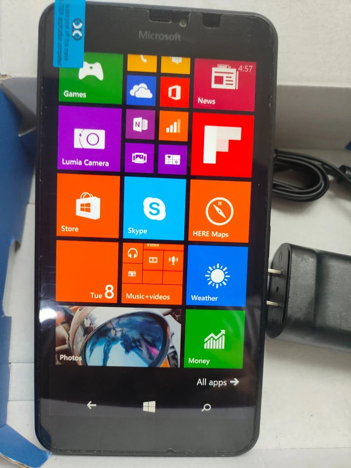 Microsoft Lumia 640 XL LTE Unlocked Sim Free Smartphone - Grade A - Black - Image 2 of 4