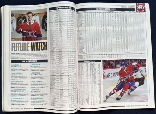 The Hockey News 2019 20 Yearbook, McDavid, Gaudreau, Jack Hughes, Dach, Matthews - Picture 17 of 24