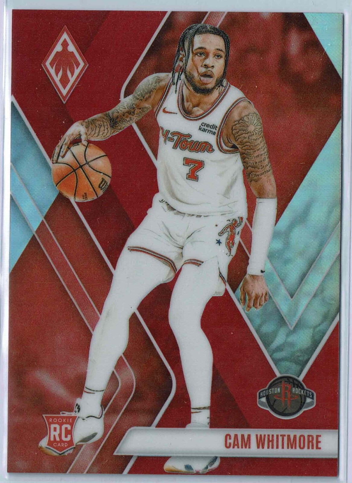2023-24 Panini Phoenix #294 Cam Whitmore RC Red /199 - Rockets