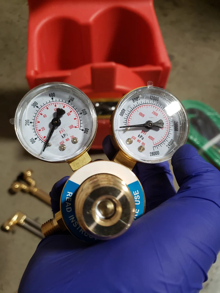 Portable Welding Oxygen Acetylene Torch Kit with Carrying Tote -No Tanks - Image 4 of 4