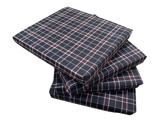 OUTDOOR CUSHION BENCH CHAIR WATERPROOF SEAT PAD COVER RATTAN SEAT PACK OF 4