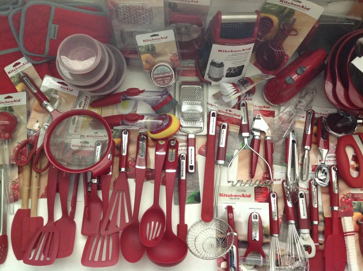 New Empire Red KitchenAid Utensils Gadgets (HERA) - Items Sold Separately