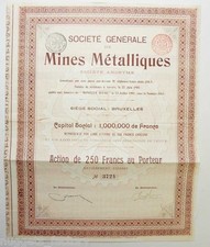 Action Antike: Ihre De Mines Metall (549)
