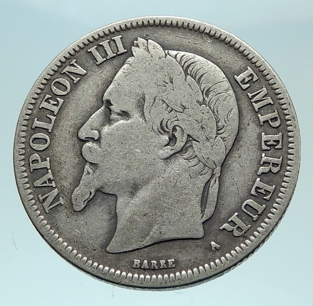 希少★未開栓☆La Couronne de Napoleon FRANCE - TIME OF NAPOLEON 49mm SILVER medal 1802 A.D.