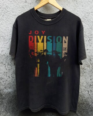 HOT! Joy Division Retro Unisex Black T-shirt Size S-5XL