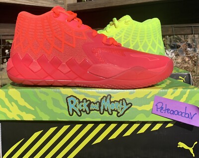 Lamelo Ball Puma MB.01 RICK AND MORTY Men's 11.5 Brand New | eBay