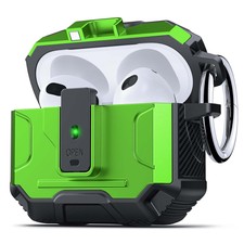 Protective Case for AirPods 4 Pro 3 2 gen Cover Men Women with Keychain Lock
