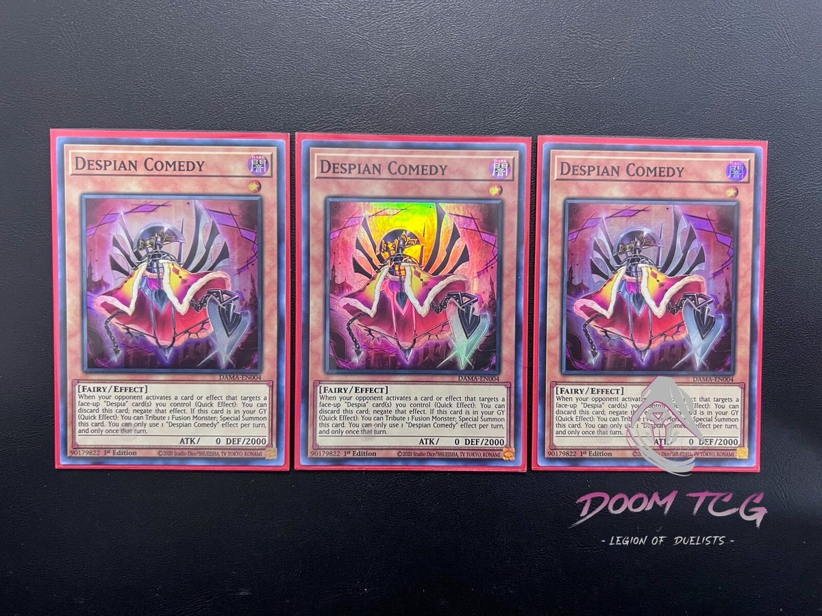 dama yugioh card list dawn of majesty booster box Dawn of Majesty Price Guide You can send 1 Fallen of Albaz OR 1 Branded Spell/Trap from your hand or Deck to the GY Yugioh! Despian Comedy DAMA-EN004, GFP2-EN095