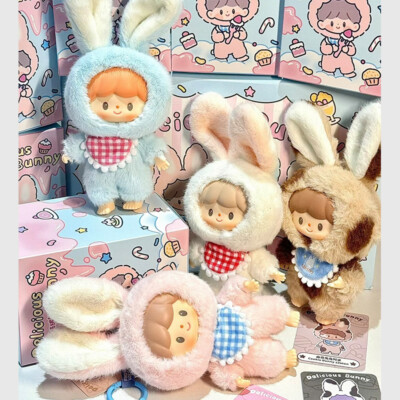 #ad Zzoton Delicious Bunny Series Blind Box Confirmed Figure Plush Toy Pendant Hot $42.99