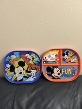 Mickey Mouse Toddler Reversible Plate 2pcs