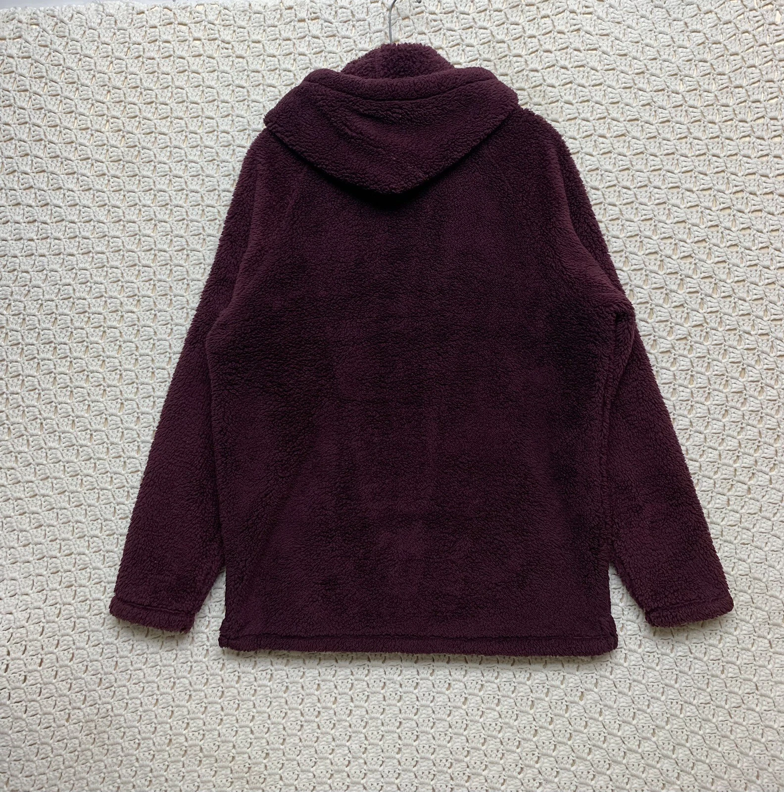 UNDERCOVER Giacca con cappuccio Sherpa pullover Victoria's Secret ROSA donna media mezza cerniera