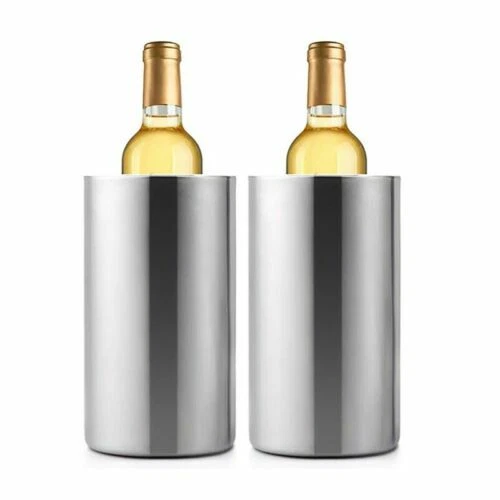 Seau Rafraîchisseur Boissons Fête Ancien Seau à Champagne En Inox GUY DEGRENNE - Vintage French Finds Seau à Glace Ovale Métal