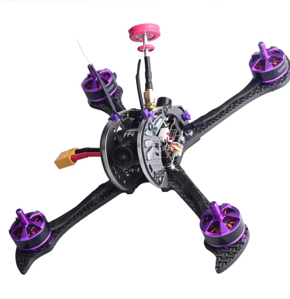 Furibee X215 PRO 215mm FPV Racing Drone - BNF - Colormix with FrSky Receiver - Image 4 of 4