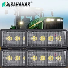 4PC RE306510 For John Deere Tractor 50-55 Series + LED Hood Light Conversion Kit