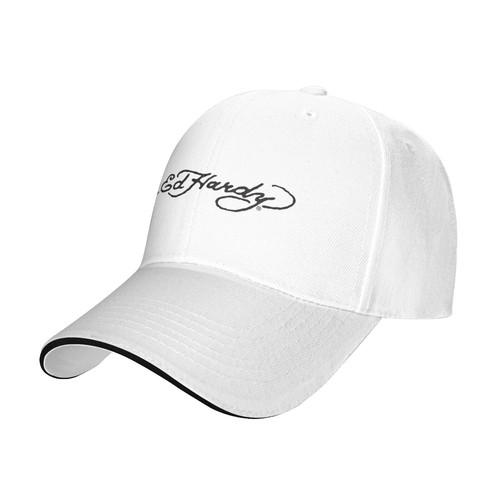 Y2K Don Ed Hardy Love Dies Slowly Snapback Trucker Hat - White - Unisex Vintage Ed Hardy Rhinestones Skull Web “Love Slowly” Trucker  main image 4