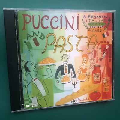Puccini + Pasta (Romantisches italienisches Fest für die Ohren) Klassische Oper CD Domingo