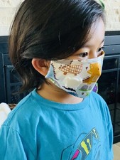 Kids Face Mask Children 5 Layer Filter PM2.5 Anti-pollution Activated Carbon