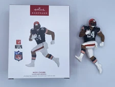 Hallmark 2023 Nick Chubb, Cleveland Browns, Football Legends