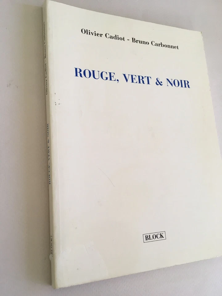 ROUGE, VERT & NOIR  ~ Olivier CADIOT & BRUNO CARBONNET French Modern Poetry art - Image 2 of 4