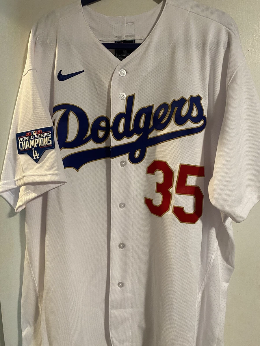 NWT Authentic Dodgers Cody Bellinger Gold Jersey sz 56