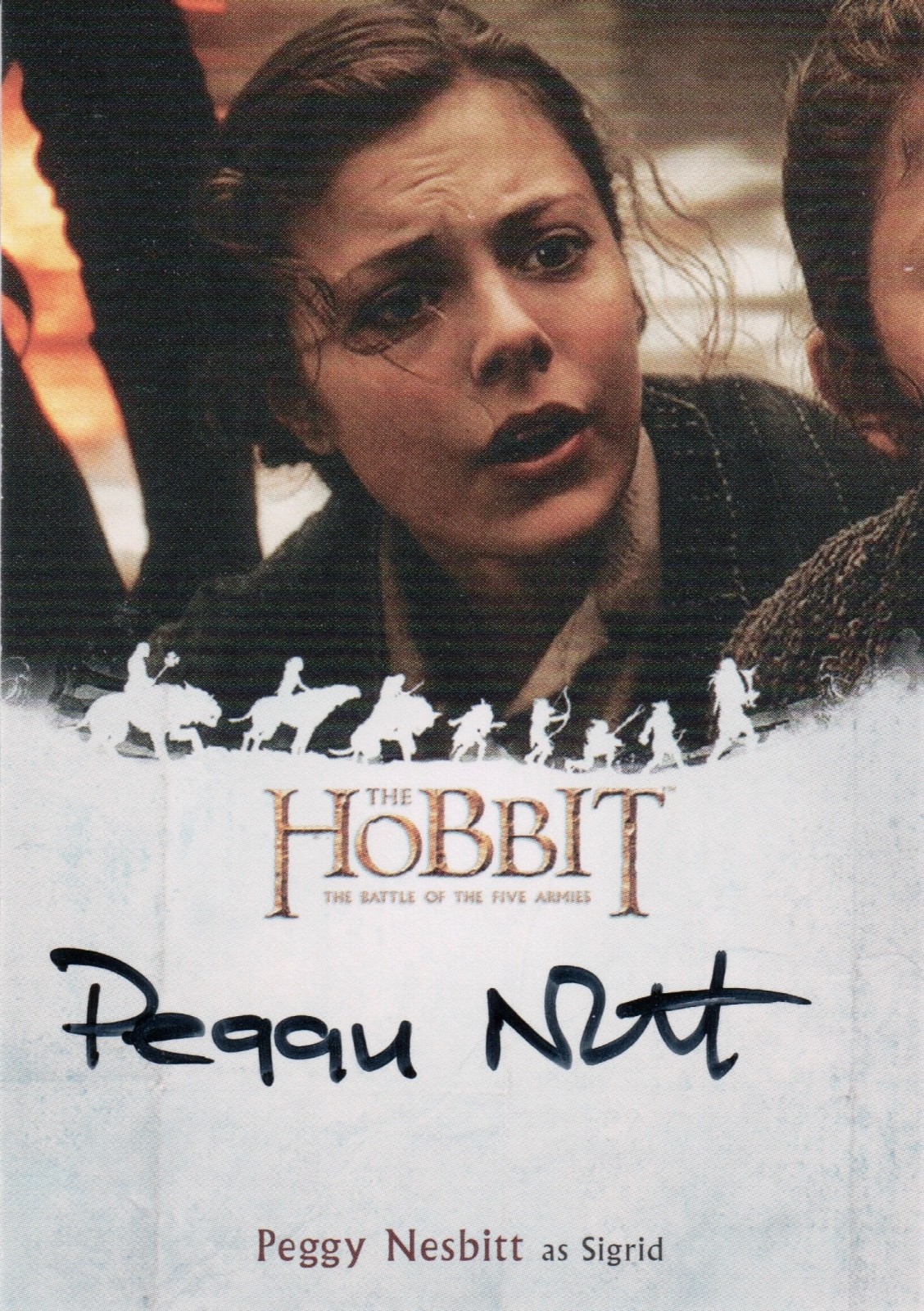 The Hobbit The Battle Of The Five Armies, Peggy Nesbitt ‘Sigrid’ Autograph