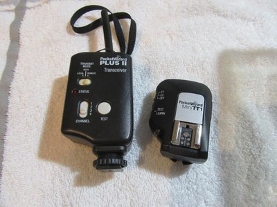 Pocket Wizard Plus II Transceiver and Mini TT1 Flash Attachment for Canon