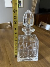 Cut Clear Crystal Decanter