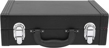 Clarinet Case, Faux Leather Hard Shell Music Instrument Storage for Black