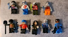 Greenbrier International Mini Figure Lot Of 9 Zombies Lego