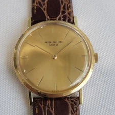Patek Philippe Calatrava 3468 18k Solid Gold 1960s Mens Manual Wind RA678