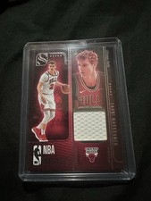 LAURI MARKKANEN 2024-25 PANINI SILHOUETTE NBA RELICS GAME USED MEM #REL-LMK