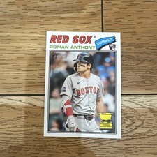 2026 Topps Heritage Red Sox Roman Anthony Base Rookie Card #86