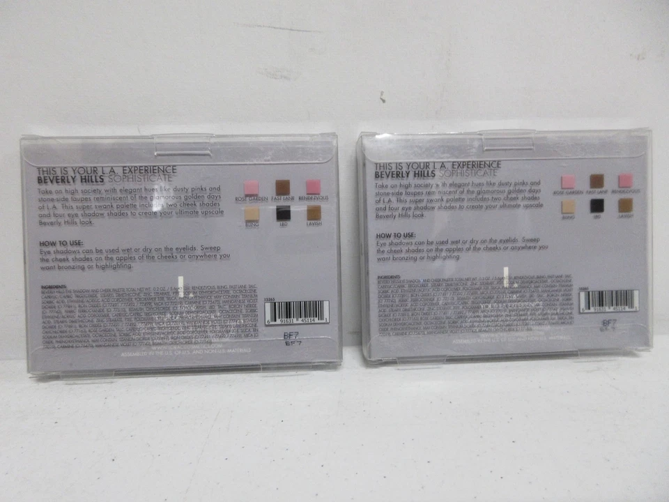 LORAC Beverly Hills Sophisticate Palette LOT OF 2 BRAND NEW B7S1 - Image 2 of 2