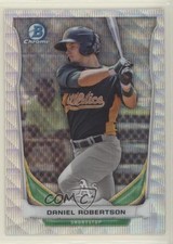 2014 Bowman Draft Silver Wave Refractor 18/25 Daniel Robertson #CTP-44 0b5