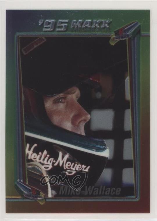1995 Maxx Premier Plus Chromium Mike Wallace #90 0q3