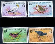 S58255 GUERNSEY MNH 1978 Birds 4V