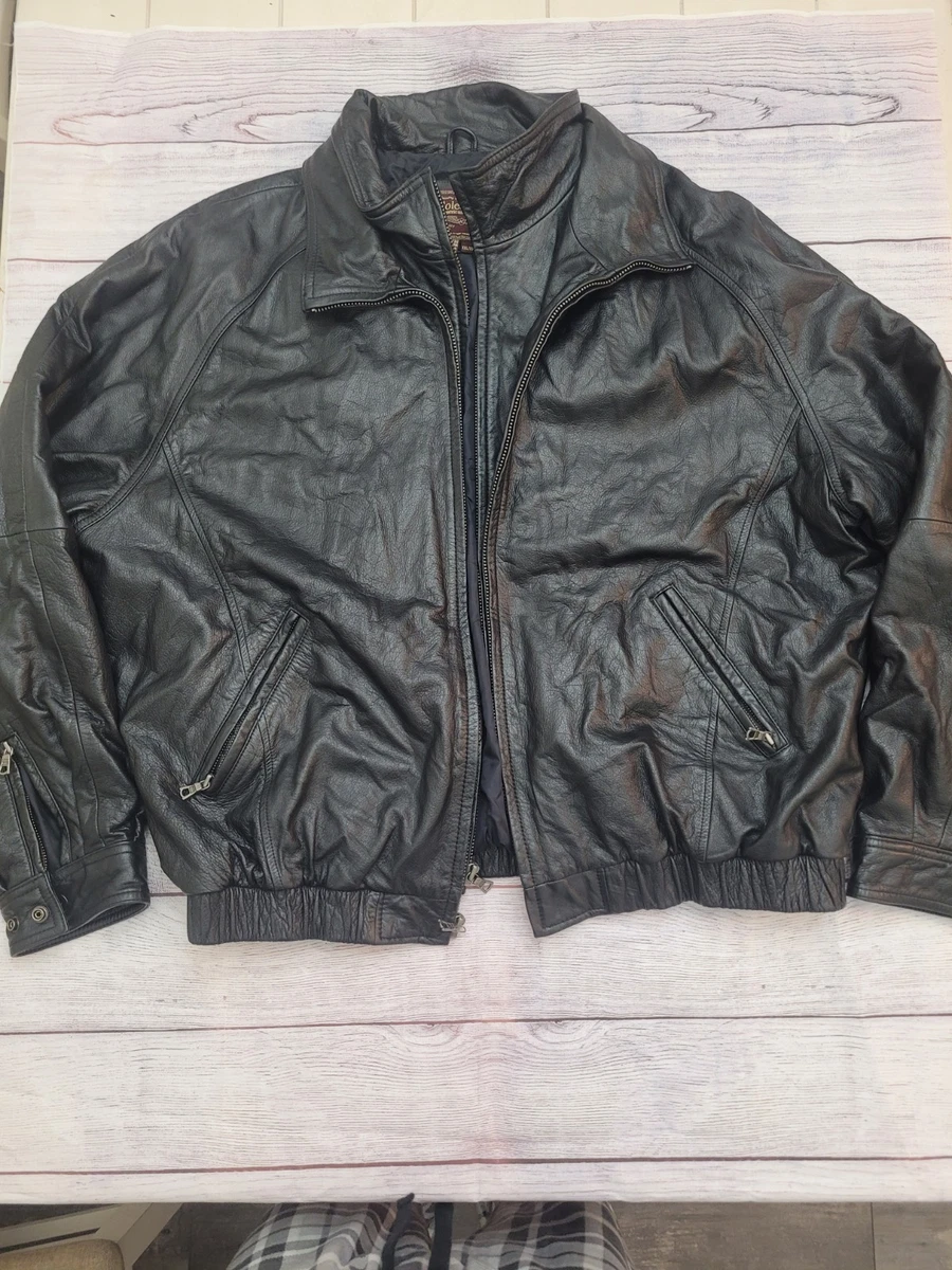 Veste Bomber Vintage ADIDAS Trèfle Large - Taille L (186 D7/52) - Pièce Collector Années 90