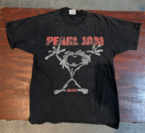 PEARL JAM ALIVE NICE MAN LARGE tシャツ Vintage Pearl Jam Alive Shirt | eBay